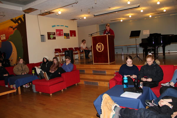 Skólameistari flytur ávarp