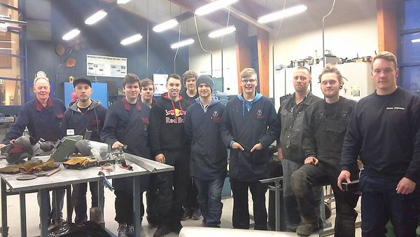 Með íslenskum nemendum í málmiðngreinum