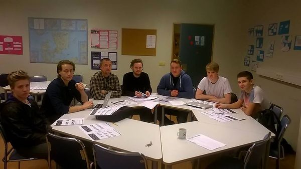 Í heimsókn í dönskutíma