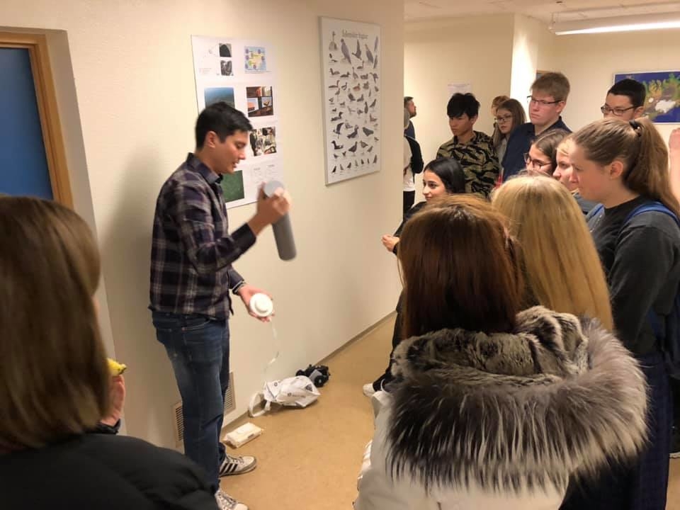 Frá veggspjaldakynningum meistaranema í Háskólasetri Vestfjarða