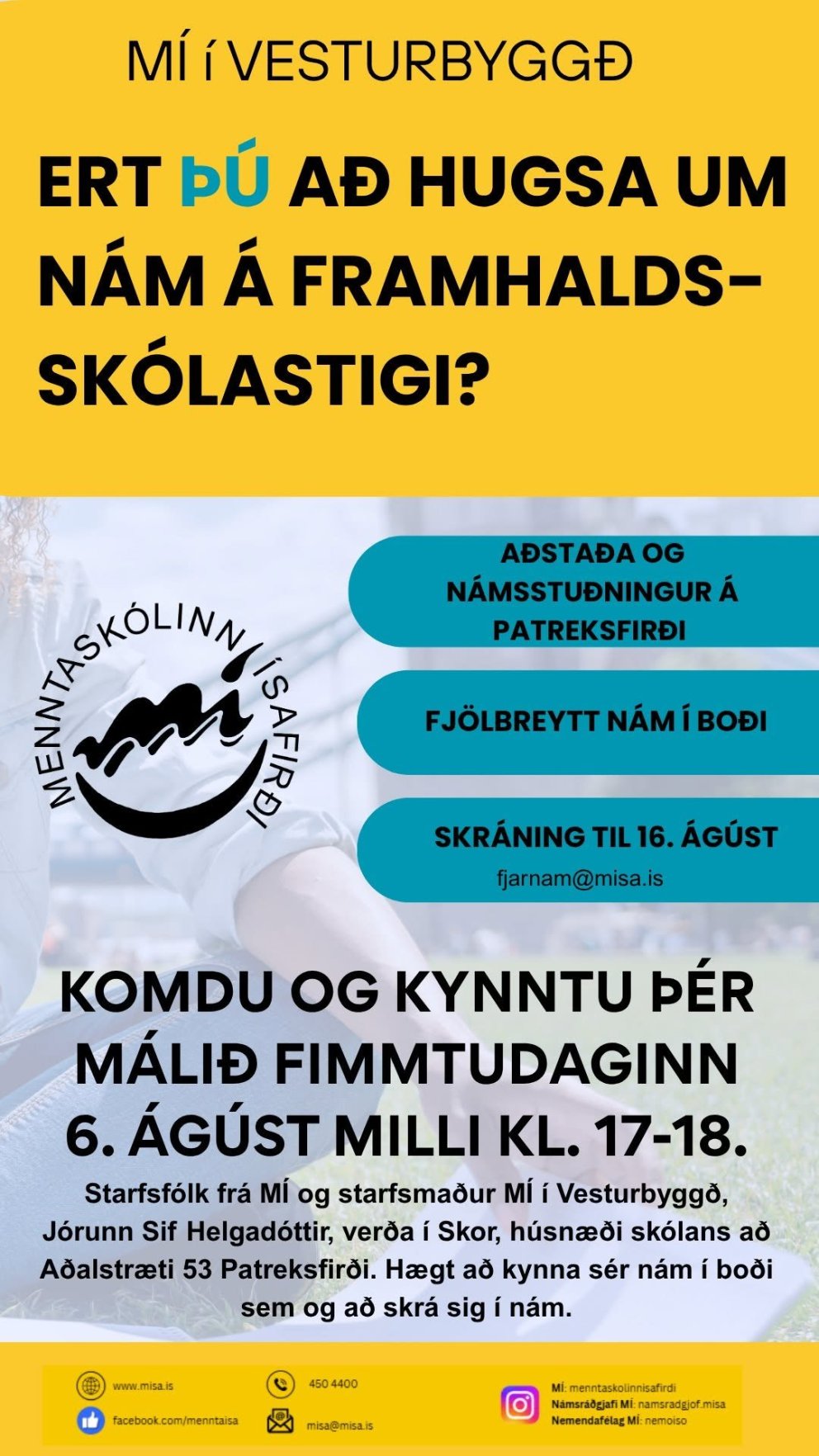 Kynning á námi í MÍ á Patreksfirði