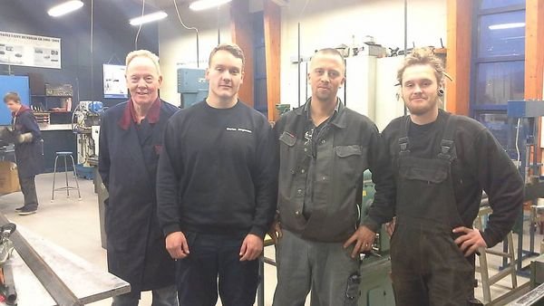 Tryggvi málmiðnkennari, Morten, Rasmus og Jonas