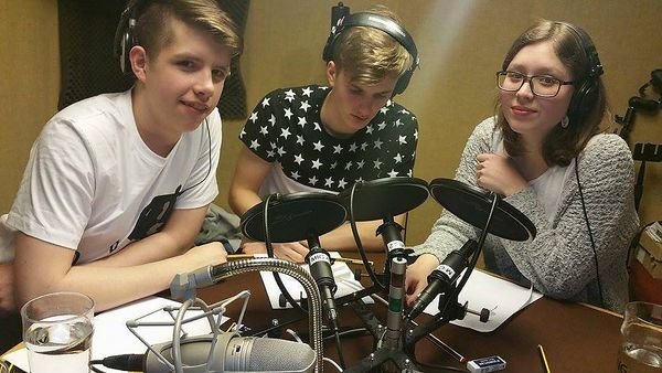 Lið MÍ í Gettu betur, Kolbeinn, Friðrik og Dóróthea