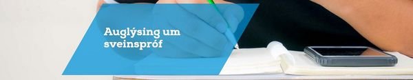 Auglýsing um sveinspróf - Iðan fræðslusetur