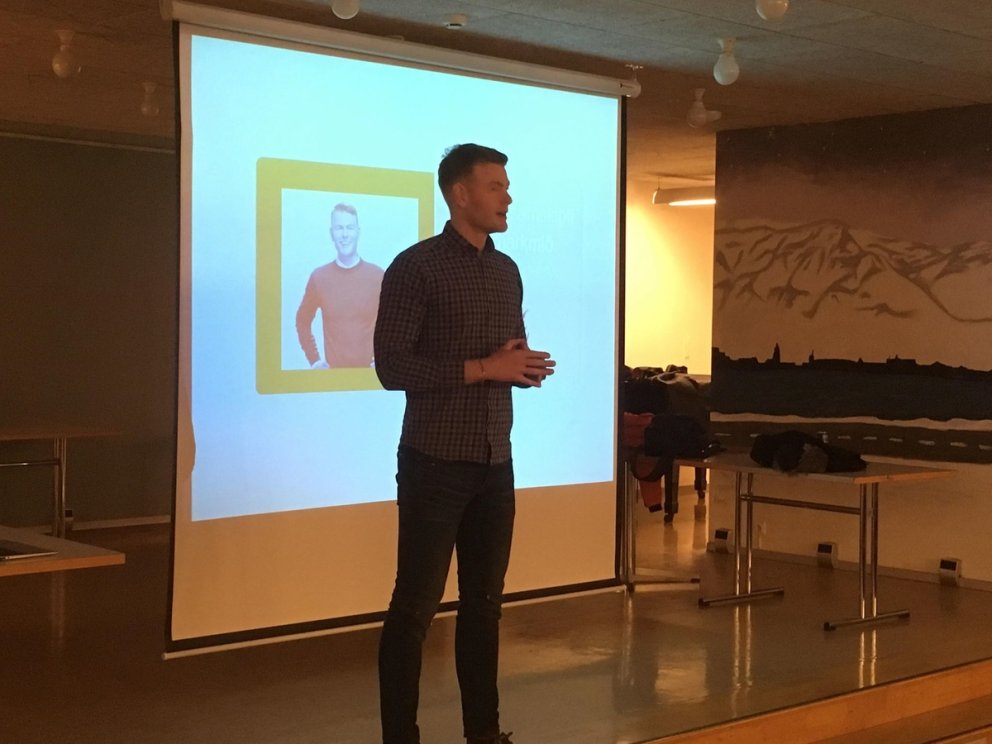 Pálmar Ragnarsson með fyrirlestur