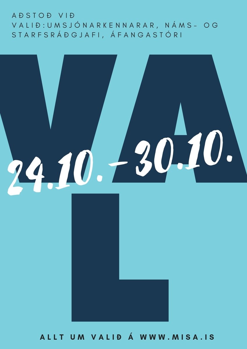 Valtímabil fyrir vorönn 2020 stendur yfir