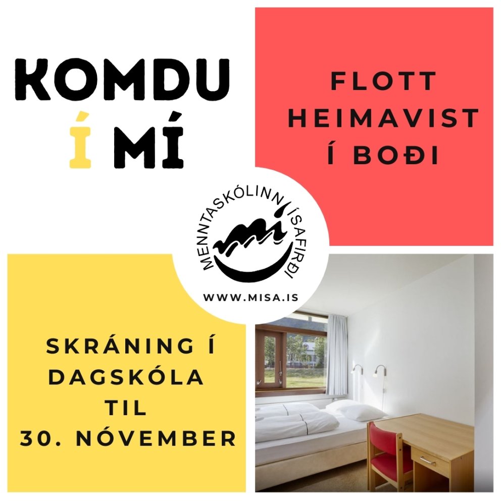 Skráning í nám fyrir vorönn 2021