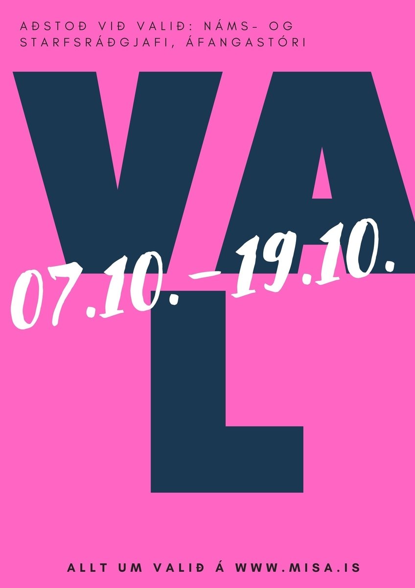 Val fyrir vorönn 2022