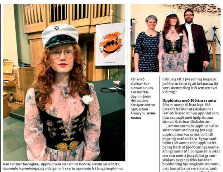 Úr viðtali Fréttablaðsins við Rán Kjartansdóttur