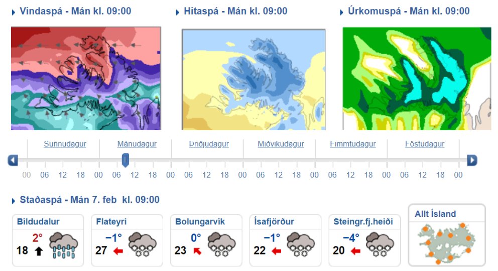 Slæm veðurspá á morgun - skólahúsnæðið lokað