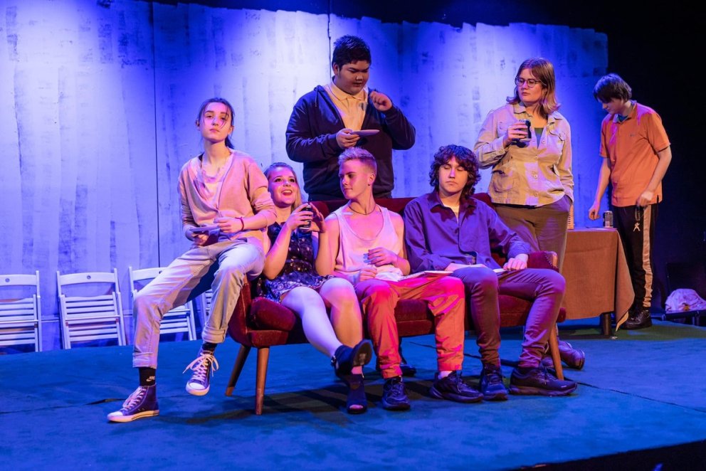 Frumsýning á Sólrisuleikriti LMÍ