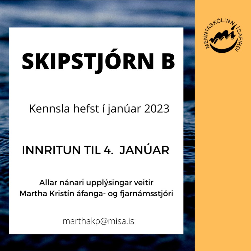 Skipstjórn B