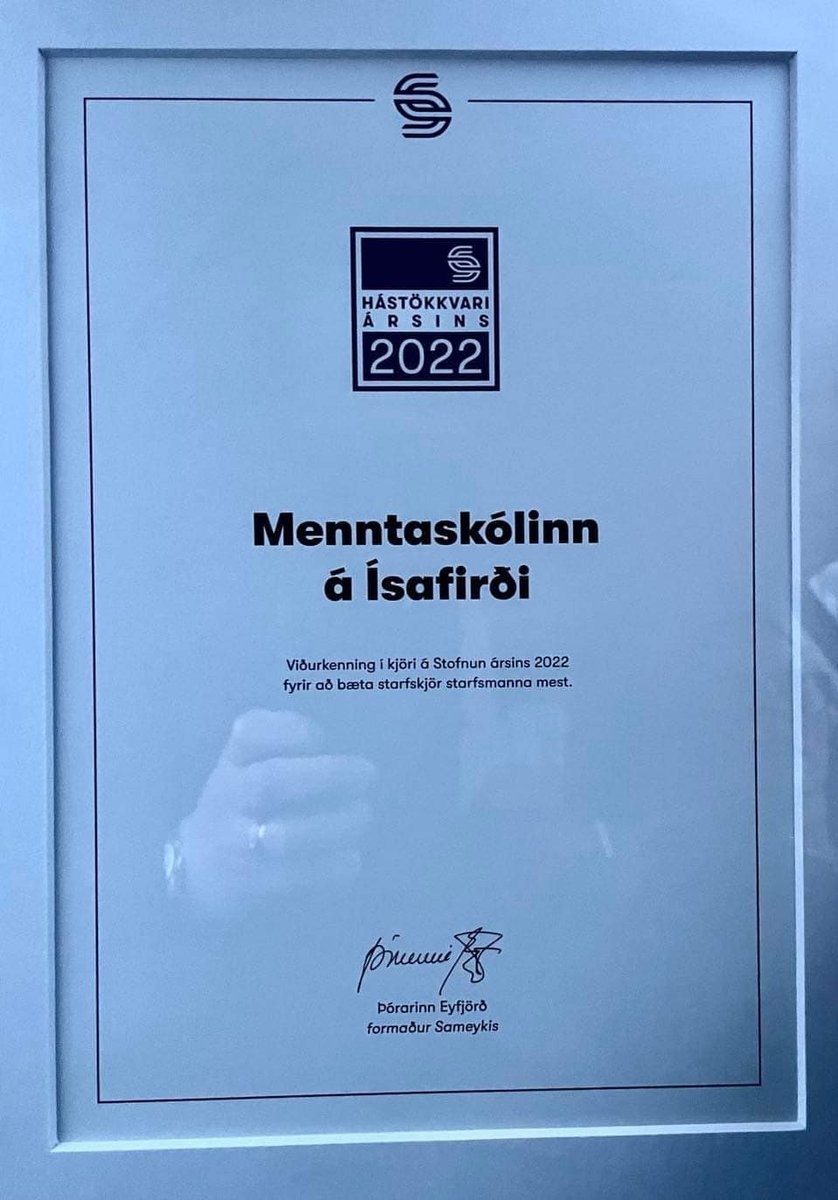 Hástökkvari ársins í Stofnun ársins