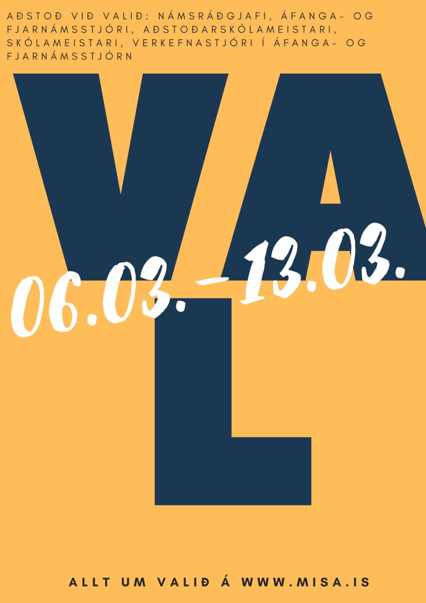 Innritun í dagskóla og dreifnám (eldri nemar)