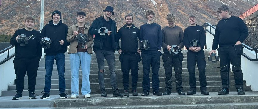 Nemendur frá EUC Lillebælt í heimsókn