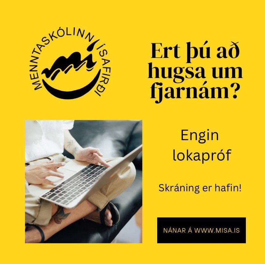 Innritun í fjarnám fyrir haustönn 2024