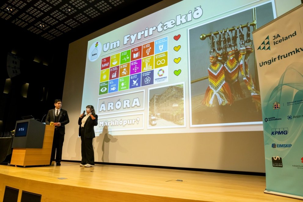 Lið MÍ í úrslit ungra frumkvöðla