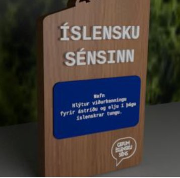 MÍ hlaut Íslenskusénsinn 2024