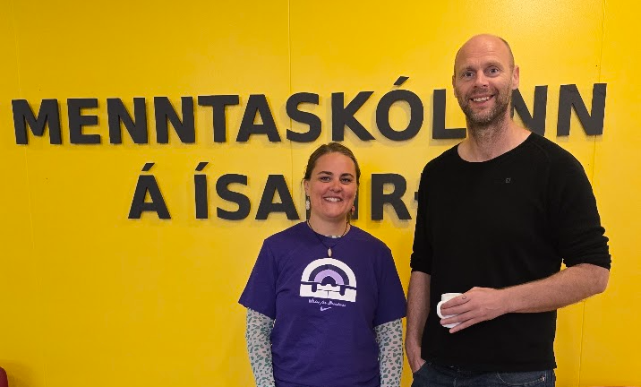 Kolbrún, kennari í íþrótta- og næringarfræði og Ólafur Stefánsson fyrrum landsliðsmaður í handbolta