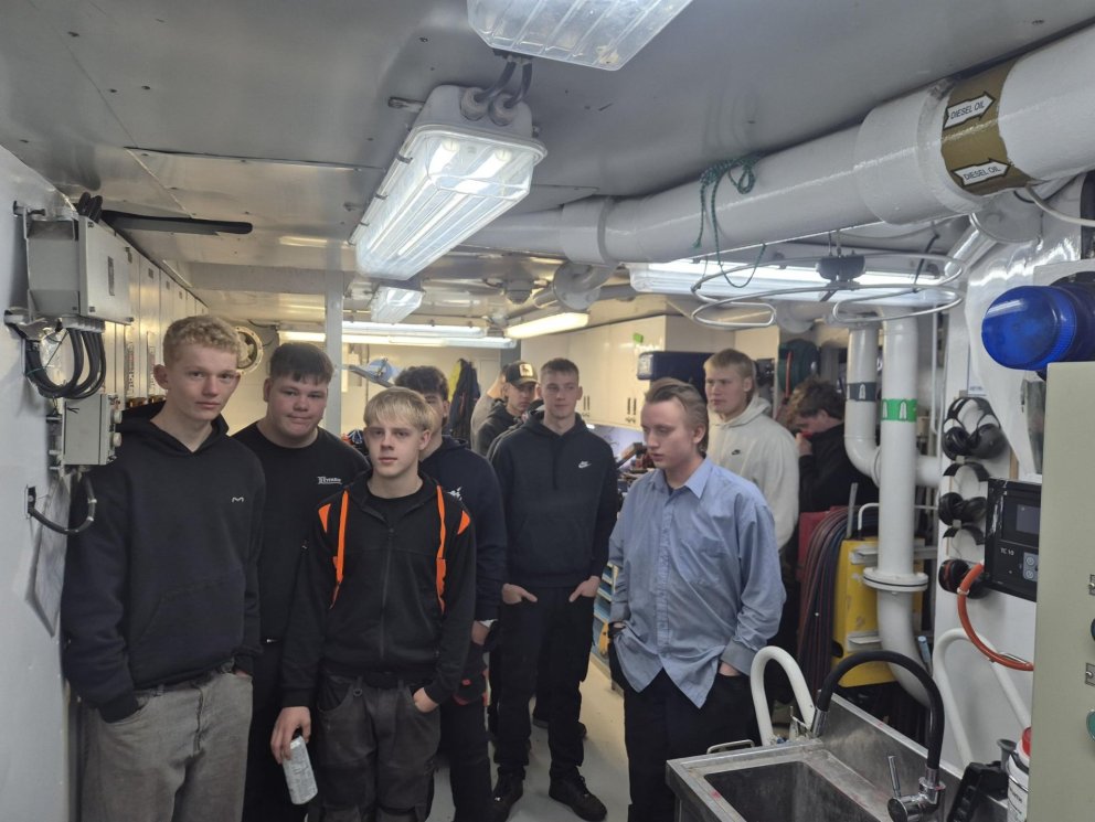 Nemendur í vélstjórn