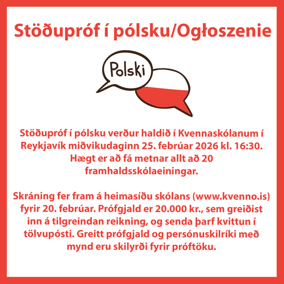 Stöðupróf í pólsku