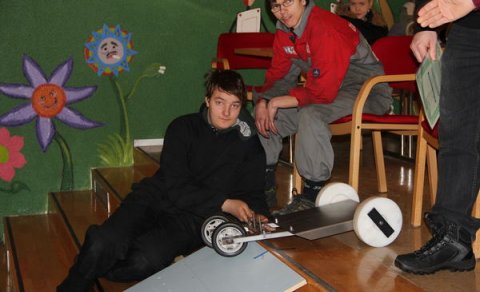 Andri Þór og Jakob Fannar með sigurvagninn