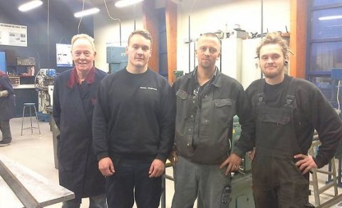 Tryggvi málmiðnkennari, Morten, Rasmus og Jonas