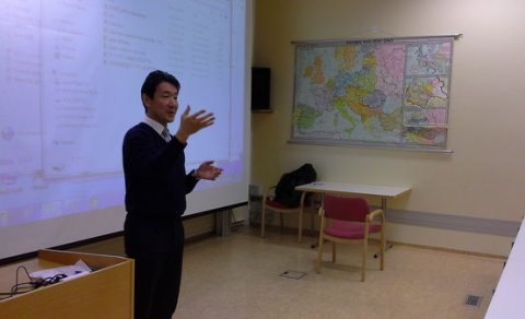 Japanskur sendiráðunautur í heimsókn