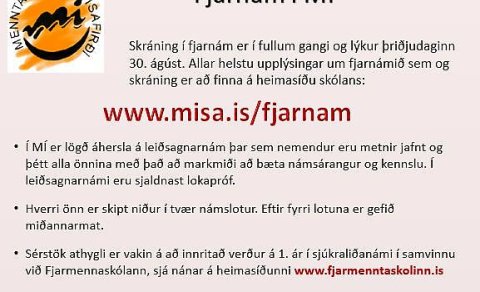 Fundur með forráðamönnum nýnema