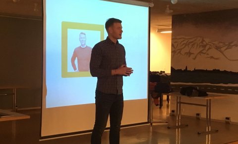 Pálmar Ragnarsson með fyrirlestur