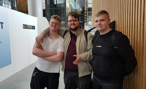 3 verknámsnemendur til Danmerkur