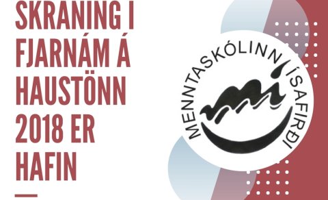 Skráning í fjarnám á haustönn hafin