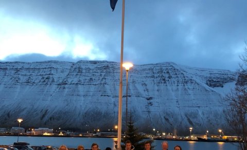 Danskir málmiðnnemar í heimsókn