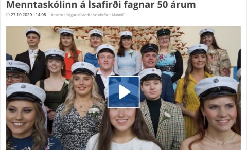 RÚV fjallar um 50 ára afmæli MÍ