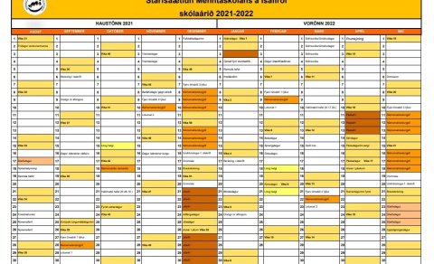 Starfsáætlun 2021-2022