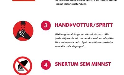 Upphaf skólastarfs á haustönn