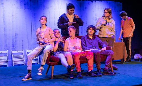 Frumsýning á Sólrisuleikriti LMÍ