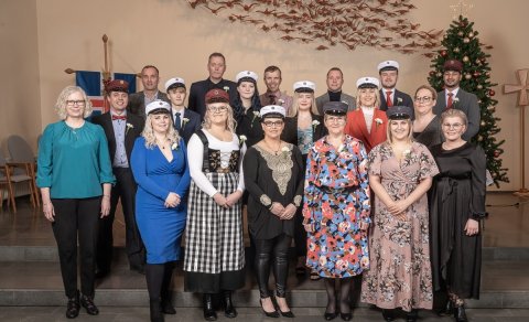 Útskrift 20. desember