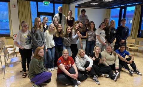 Heimsókn frá finnskum framhaldsskóla