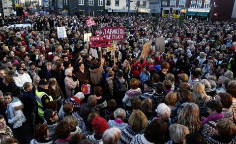 Verkfall kvenna og kvára á kvennafrídaginn