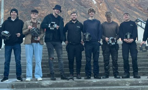 Nemendur frá EUC Lillebælt í heimsókn