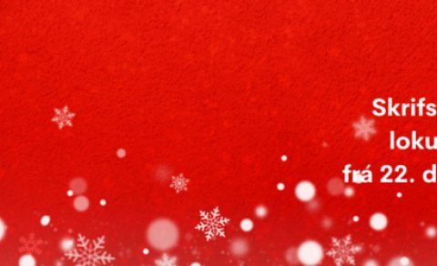 Lokað vegna jólaleyfa