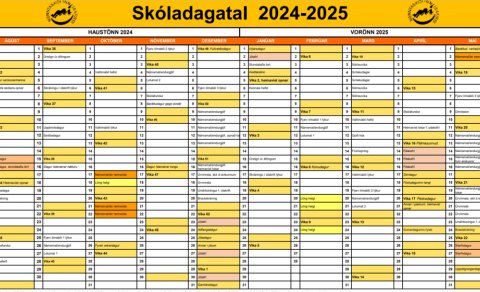 Starfsáætlun 2024-2025