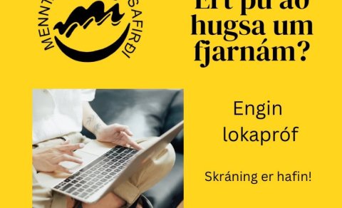 Innritun í fjarnám fyrir haustönn 2024