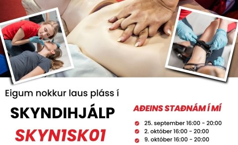 Viltu læra skyndihjálp?