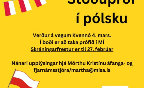 Stöðupróf í pólsku