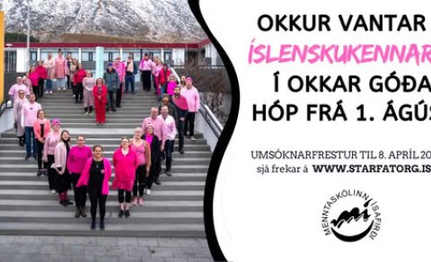 Kennari í íslensku 75-100% starf
