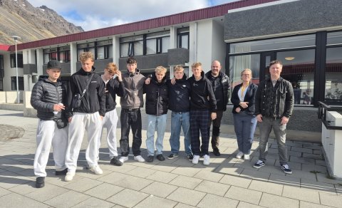 Nemendur frá Danmörku í heimsókn